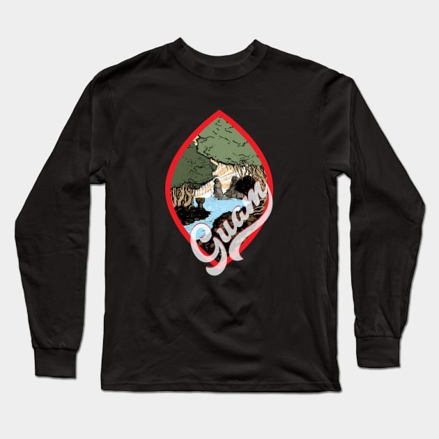 Ancient Guam Long Sleeve T-Shirt by CALMA